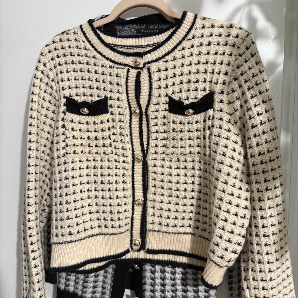 Zara blazer and Cream and Black Women's Cardigan BUNDLE
